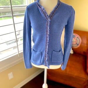 J.McLaughlin casual jacket. 100% cotton. Soft and comfortable